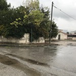 Muro pericolante Viale Elba