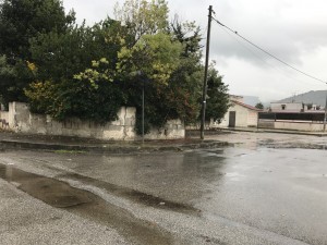 Muro pericolante Viale Elba