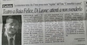 Articolo Di Leone su Baia Felice